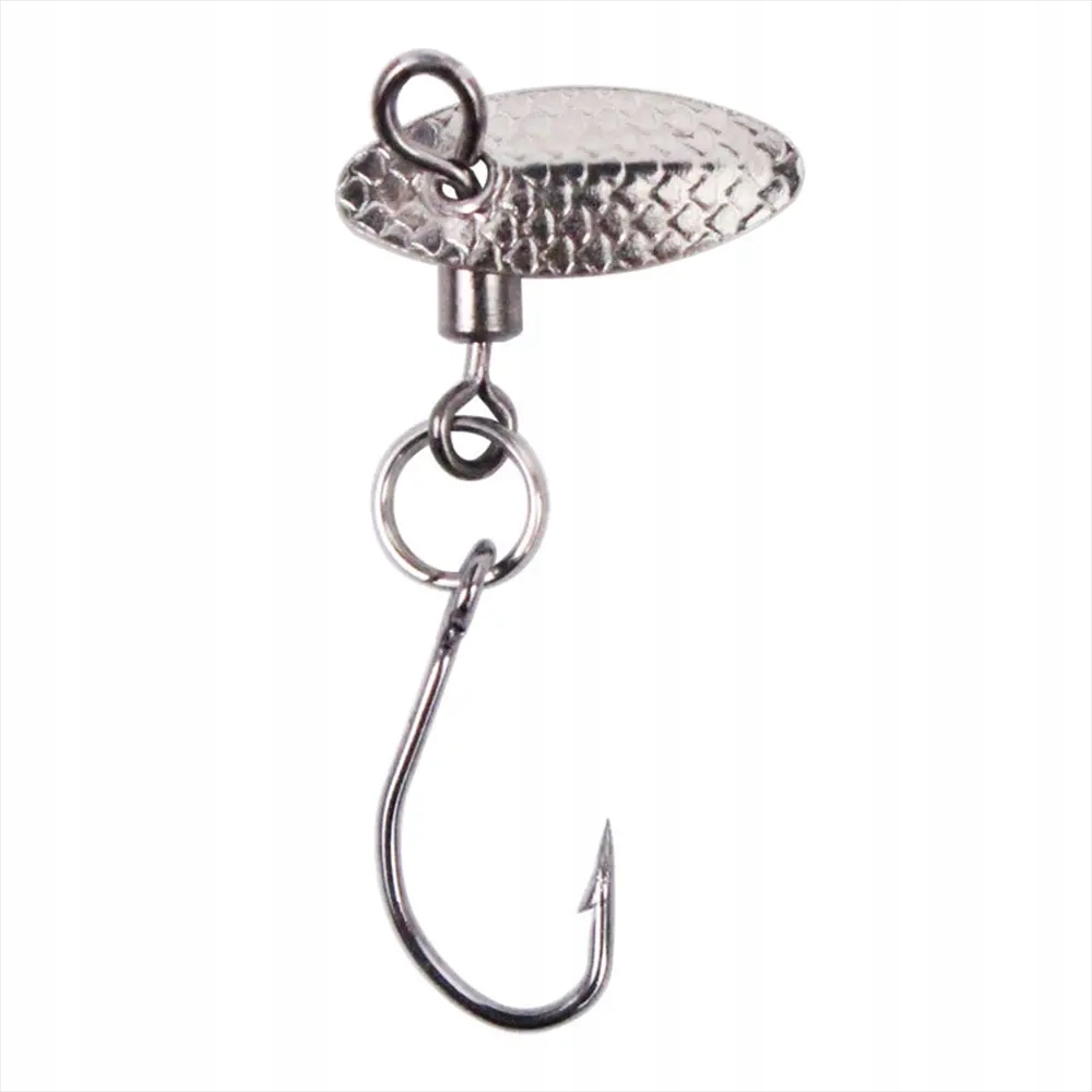 Mini błystka ziarenko blacha pstrąg okoń sandacz szczupak płoć 0.4 g 1.3 cm - zdjęcie 1