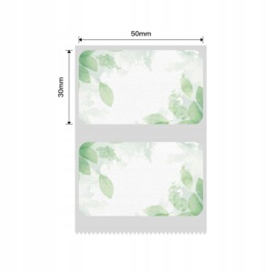 Niimbot etykiety naklejki 50*30mm liście 230szt do b21/b3s/b1 oryginalne - miniatura 2