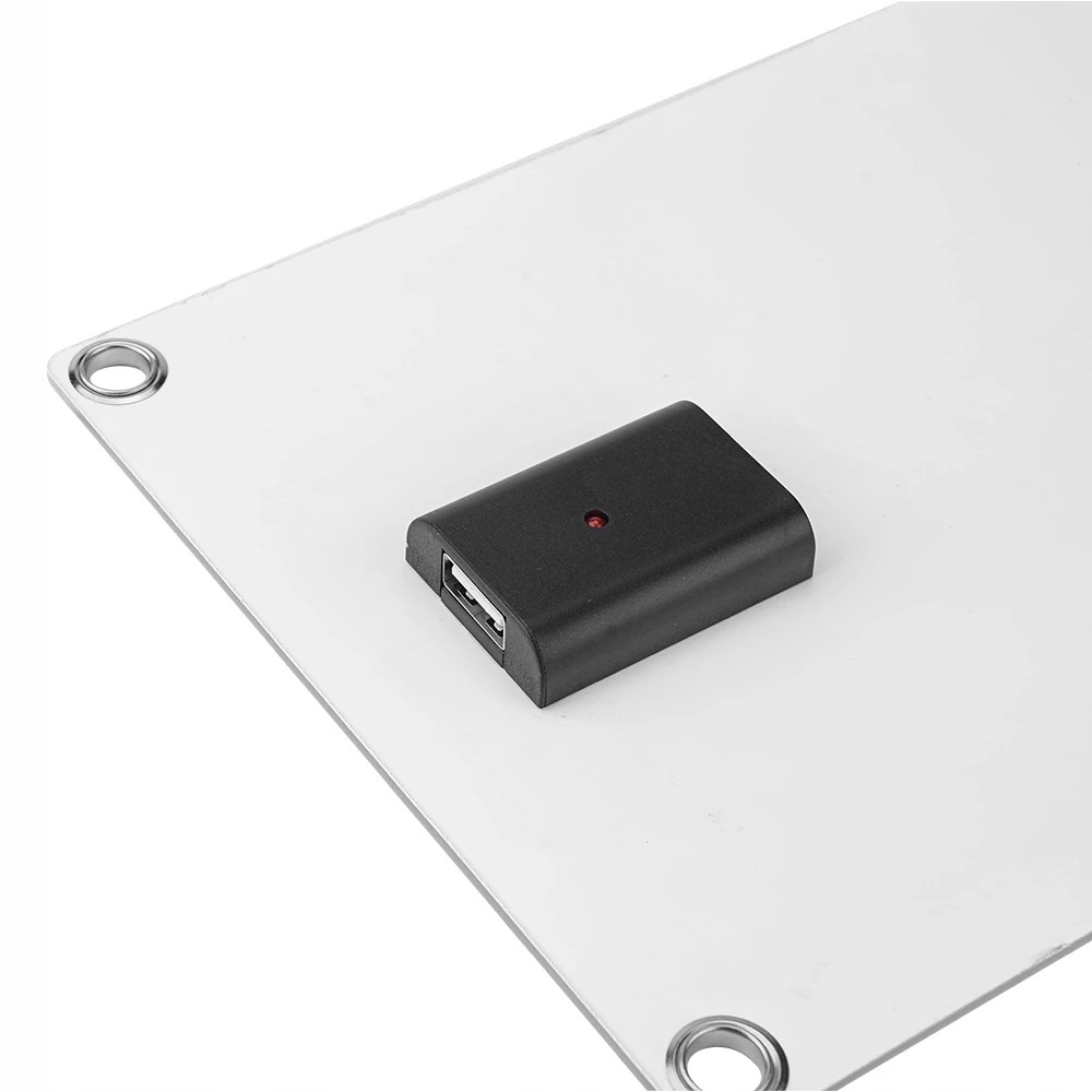 Panel solarny fotowoltaika usb 20w uniwersalny xl - obrazek 4