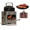 Kuchenka turystyczna składana do torby grill piecyk mały poręczny przenośny - miniatura 1