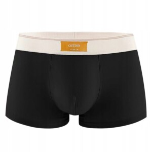Majtki bokserki męskie bawełniane wygodne premium 4 pary czarne szare 2xl - miniatura 4