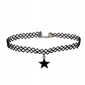 Choker klasyczny naszyjnik tatuaż komplet zestaw 12 sztuk różne wzory - miniatura 4