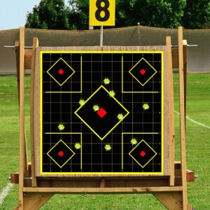 Tarcze strzeleckie rozpryskowe samoprzylepne splatter widoczne 30,5cm 10szt - miniatura 5