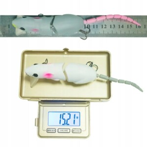 Wobler przynęta wędkarska szczupak sandacz sum 15.5g 8.5cm mysz szczur - miniatura 6