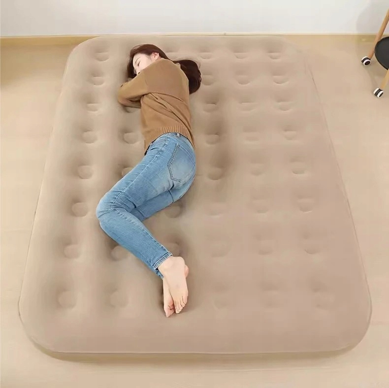 Materac kempingowy podwójny 2osobowy automatyczny wygodny łóżko turystyczne - obrazek 7