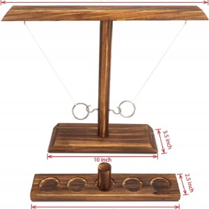 Ring toss gra imprezowa alko rzucanie pierścieniami zaczepić zręcznościowa - miniatura 5