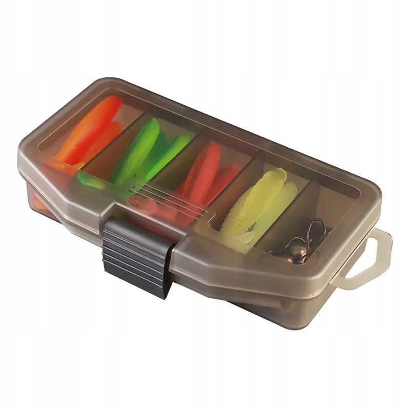 Zestaw woblerów szczupak sandacz ripper kopyta x24 haki jig x8 pudełko 33el - zdjęcie 4