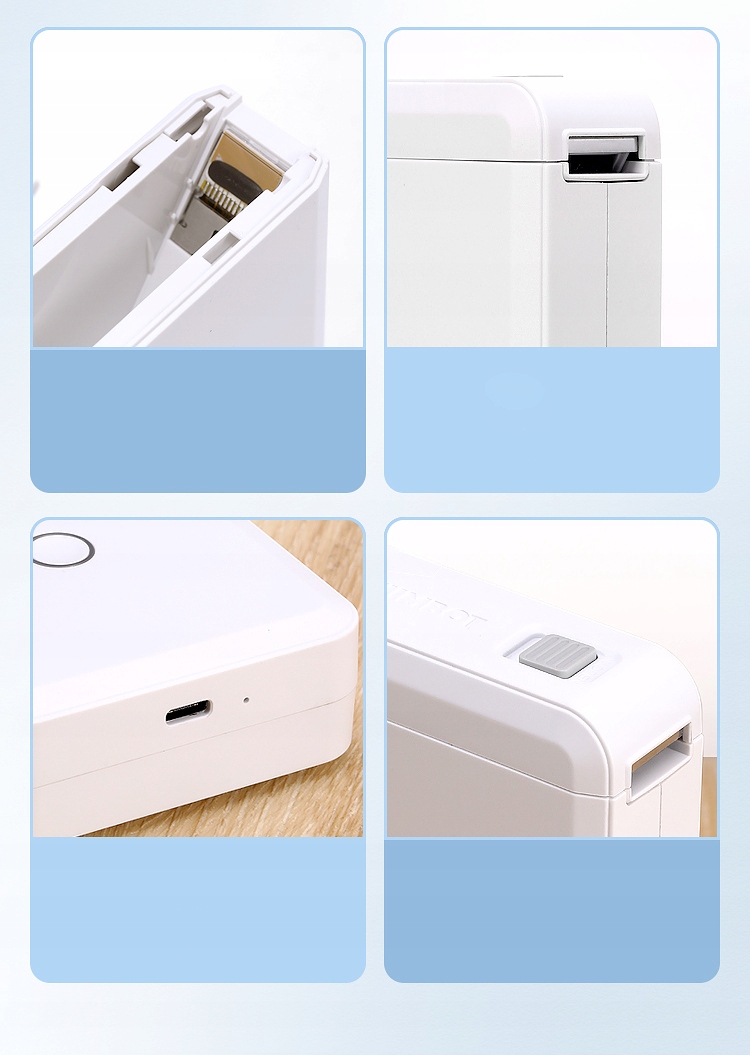 Niimbot d110 drukarka termiczna etykiety ean blue - zdjęcie 8