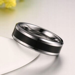 Obrączka pierścionek z wolframu wolfring eu19 us09 - miniatura 2