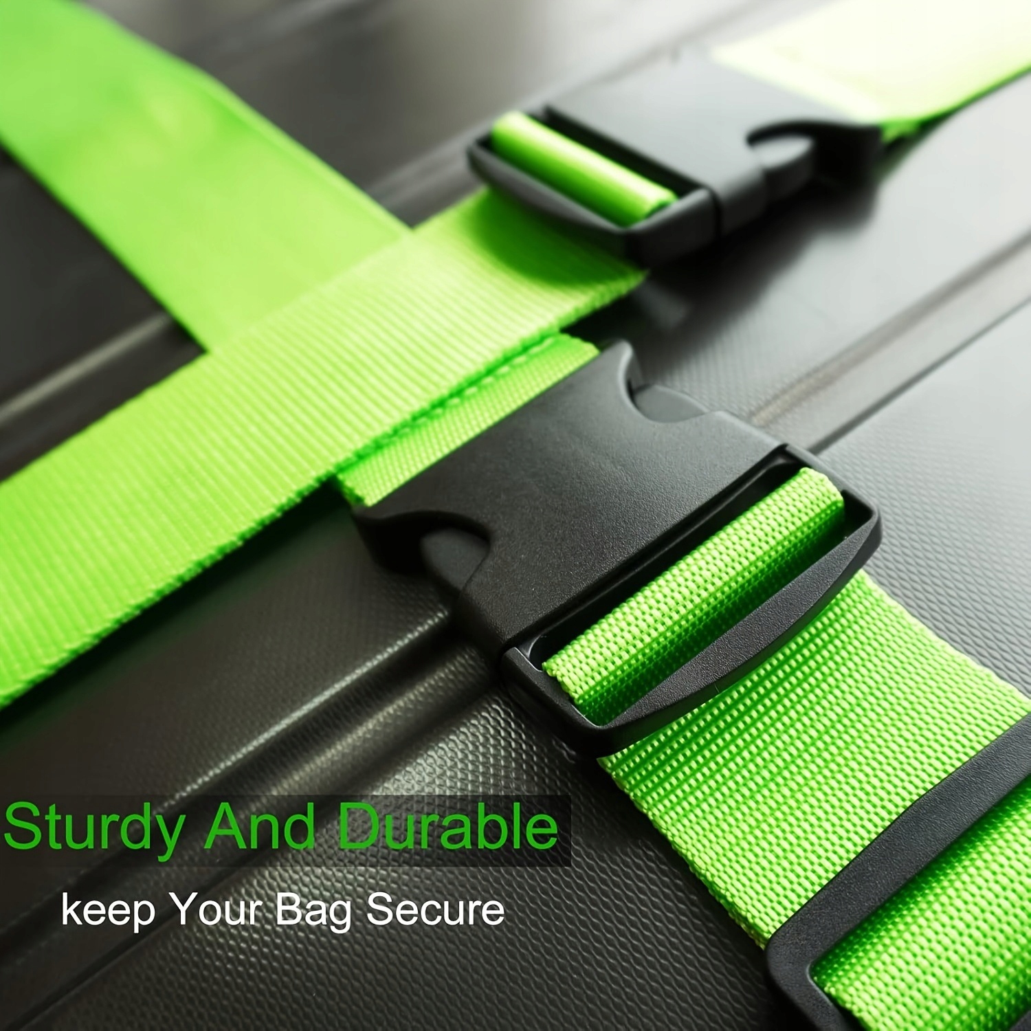 Pasy zabezpieczające na walizkę podróżne do bagażu rejestrowanego 2 sztuki - zdjęcie 8