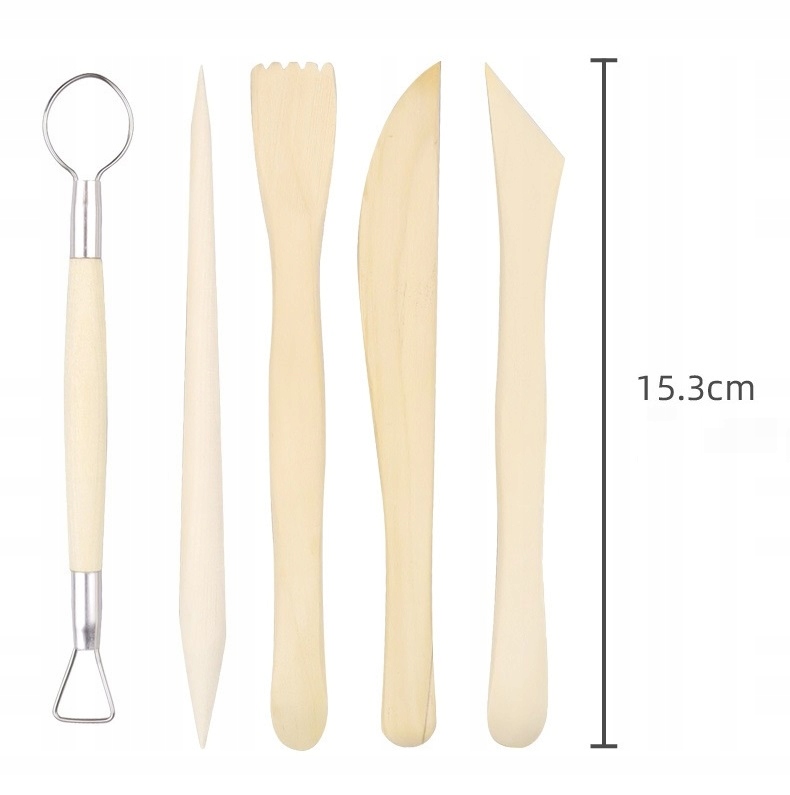 Zestaw narzędzi rzeźbiarskich glina gips 42szt xxl - obrazek 2