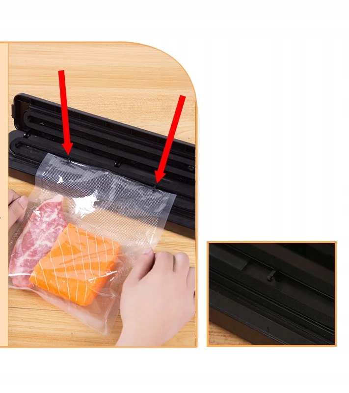 Szybka zgrzewarka próżniowa do żywności folii sous vide pakowarka do 30 cm - obrazek 4