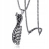 Naszyjnik srebrny łańcuszek smok drapieżnik 346 - miniatura 1