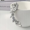Kolczyk kryształowy z kryształów piękny na ucho klips błyszczący damski - miniatura 6