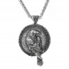 Naszyjnik wikingów kruk huginn i muninn nordic 135 - miniatura 1