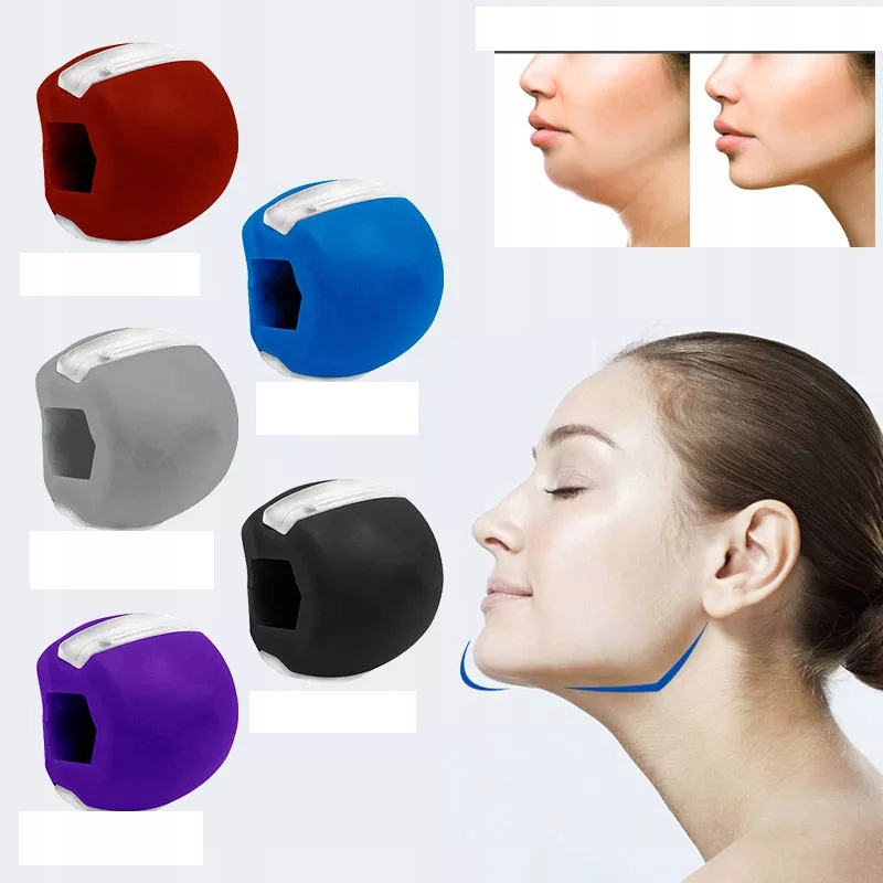 Przyrząd do ćwiczenia żuchwy jawline trener szczęki twarzy lifting średni - zdjęcie 4