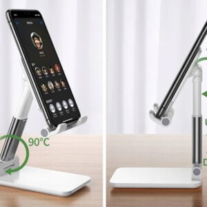 Stojak podstawka uchwyt na tablet telefon na biurko składana 4-13" miętowy - miniatura 8