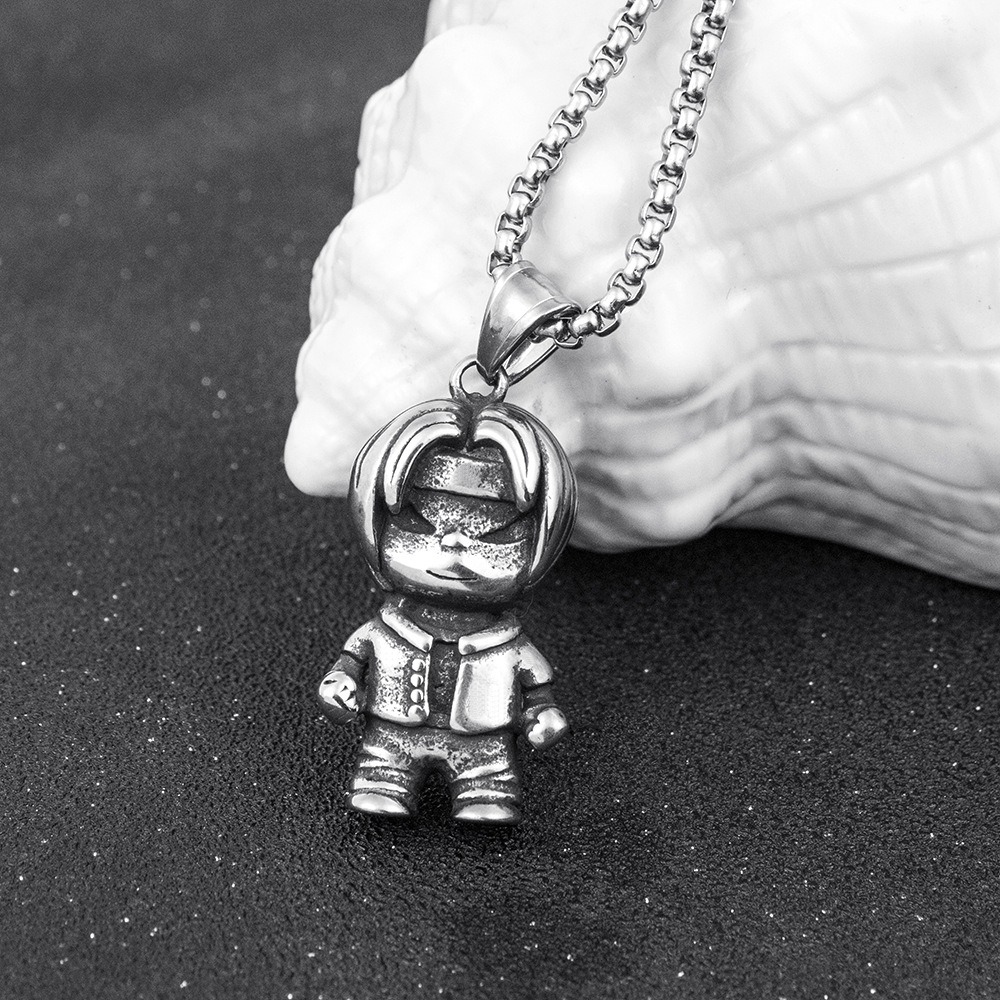 Naszyjnik srebrny stal manga anime hentai 382 - zdjęcie 5