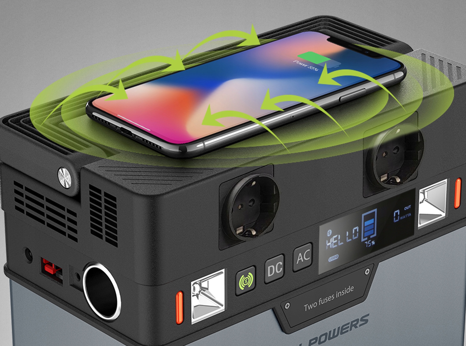 Duży pojemny powerbank ładowarka do 10 urządzeń na camping 78.000mah 300w - obrazek 5