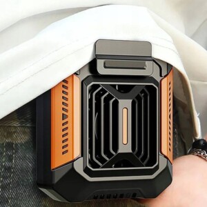 Wiatrak mobilny turystyczny usb wentylator kemping sportowy na pasek upał - miniatura 10