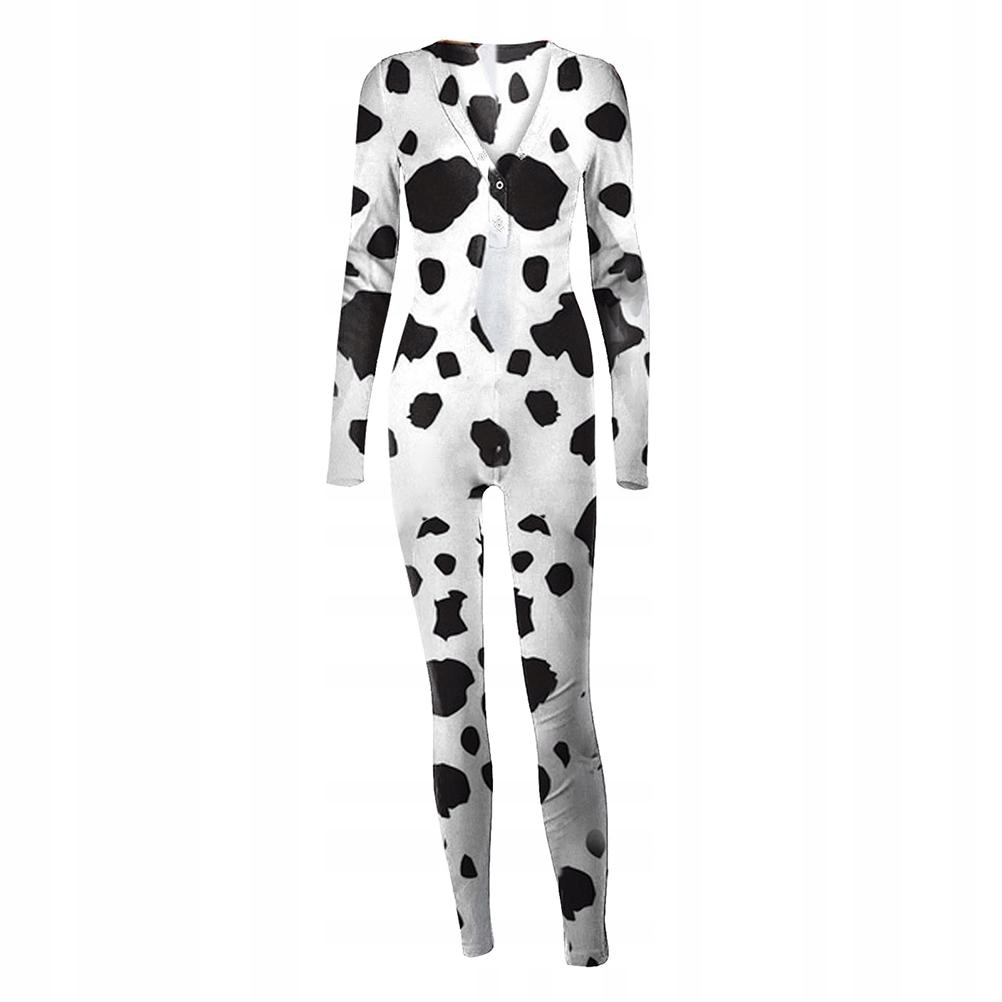 Piżama damska prezent na walentynki dla niej rozpinana dalmatyńczyk l - zdjęcie 6