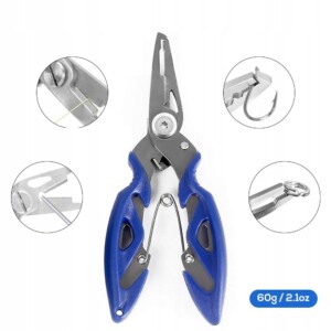 Zestaw akcesoriów wędkarskich grunt spinning 265 elementów pudełko obcęgi - miniatura 9