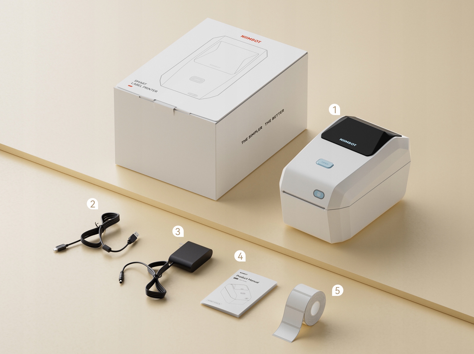 Mobilna drukarka termiczna etykiety naklejki niimbot k3 listy przewozowe - obrazek 3