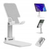 Stojak podstawka uchwyt na tablet telefon na biurko składana 4-13" biały - miniatura 1