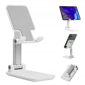 Stojak podstawka uchwyt na tablet telefon na biurko składana 4-13" biały