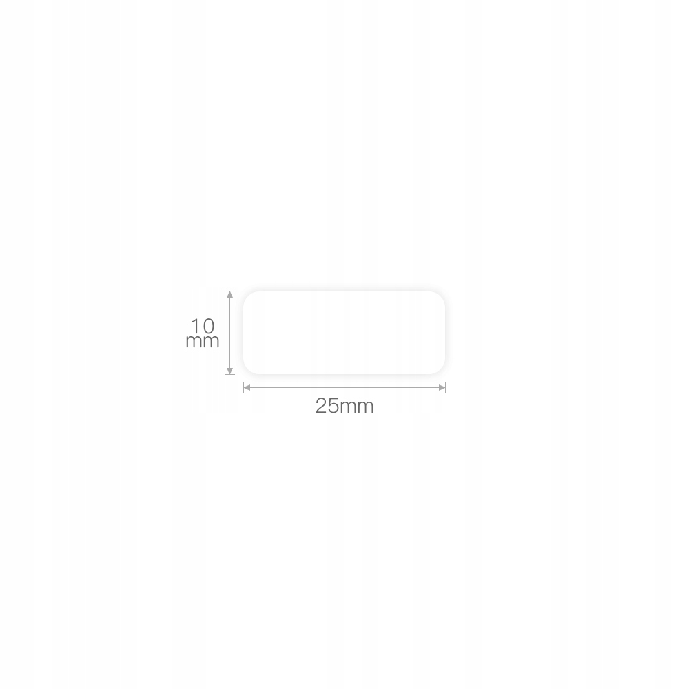 Niimbot etykiety naklejki 10*25mm białe 240szt d11/d110/d101 oryginalne - zdjęcie 2