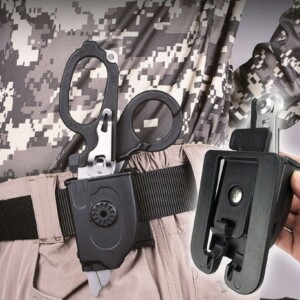 Kabura na nożyczki narzędzia dla ratowników taktyczna z zaczepem na pas - miniatura 4