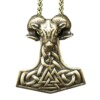Naszyjnik młot thora valknut kompas baran 126 - miniatura 1