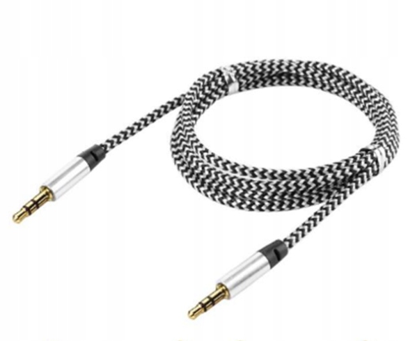 Kabel aux jack - jack 3,5 stereo oplot 1 metr 114 - obrazek 3