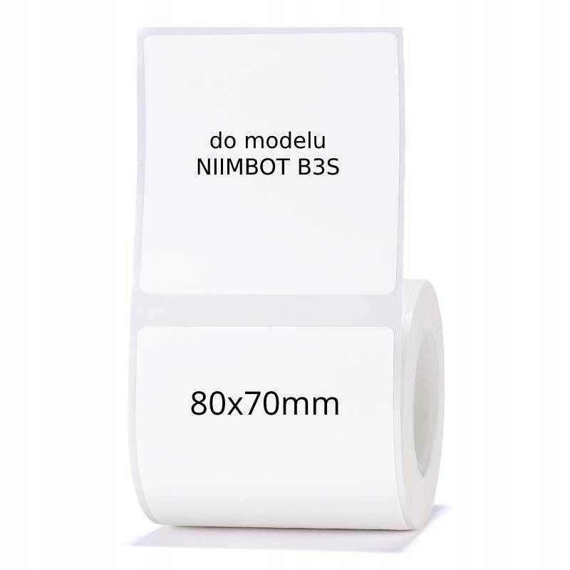 Niimbot etykiety naklejki do b3s 80*70mm 95szt - obrazek 5