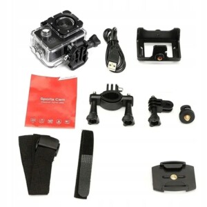 Kamera sportowa 1080p full hd 2" akcesoria wodoszczelna ip66 extreme - miniatura 2