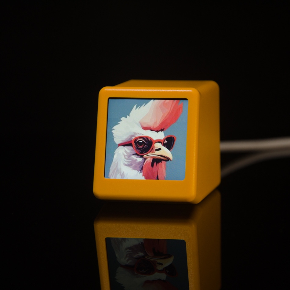 Stacja pogodowa budzik wyświetlacz wifi gif animacje zegar pogoda 4,5cm - obrazek 7