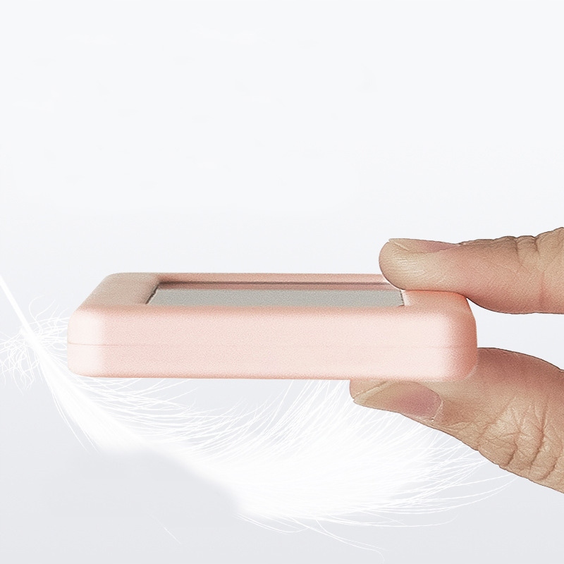 Stacja pogody zegar wilgotność temperatura biały - obrazek 5