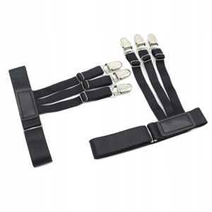 Szelki do utrzymania koszuli męskie uniwersalne na wesele imprezę ściągacz - miniatura 2