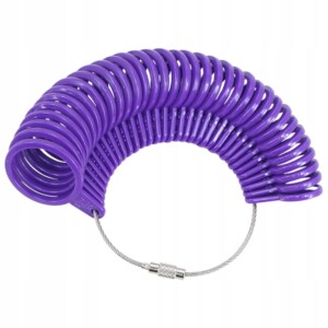 Zestaw miara jubilerska do pierścionka obrączki trzpień obręcz pl - miniatura 7