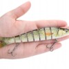 Wobler szczupak sandacz łamany tonący f146 srebrny - miniatura 2
