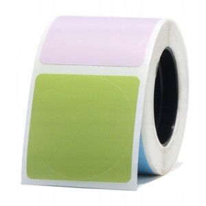 Niimbot etykiety naklejki do drukarki m2 kolorowe okrągłe 31x31mm 220x - miniatura 1