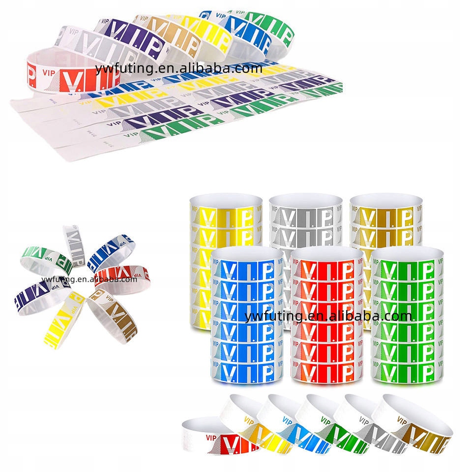 Opaski na festiwal imprezę klubowe vip złote na rękę panieński 100 sztuk - obrazek 4