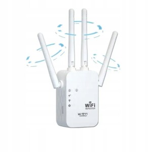Repeater wzmacniacz sygnału wifi 300mb/s aż 4 anteny router acces point - miniatura 2