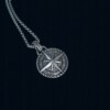 Naszyjnik kompas symbol amulet gwiazda droga 140 - miniatura 4