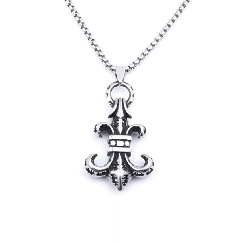 Naszyjnik srebrny stal łańcuszek 316l harcerz 334 - obrazek 2