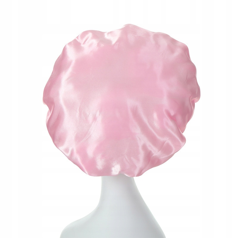 Czepek czapka ręcznik do suszenia włosów na noc po kąpieli błękit - obrazek 7