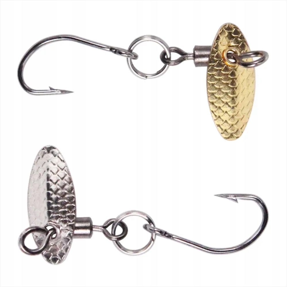 Mini błystka ziarenko blacha pstrąg okoń sandacz szczupak płoć 0.4 g 1.3 cm - zdjęcie 4