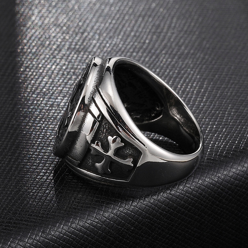 Pierścień sygnet krzyż świętego benedykta 393 - obrazek 9