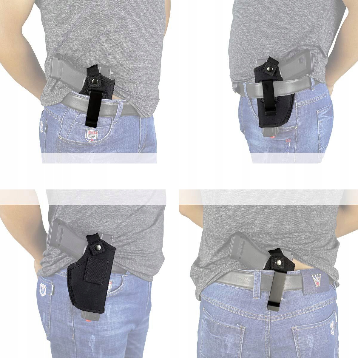 Kabura pistolet asg uniwersalna iwb zewnetrzno-wewnętrzna glock 9mm 38 357 - obrazek 10