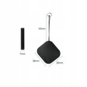 Lokalizator bluetooth kluczy dziecka przedmiotów telefon ios android czarny - miniatura 3